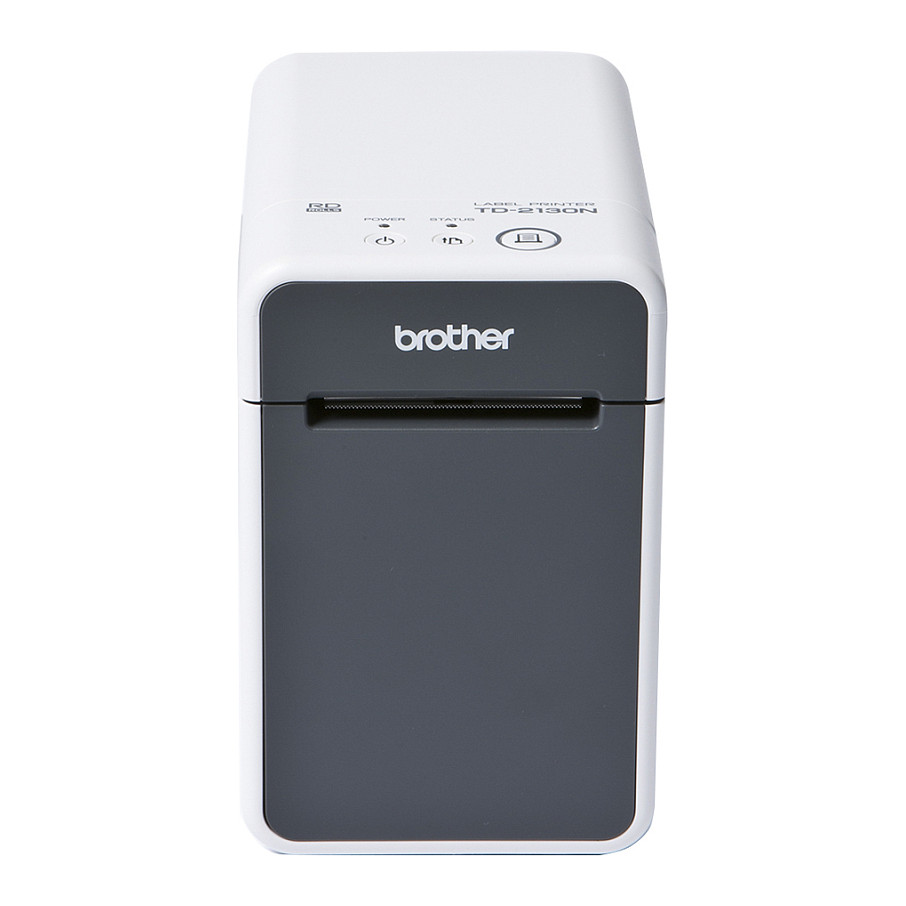 Printer Etiketash Brother TD-2135NWB / Direct Thermal / 300 × 300 DPI / 152.4 mm/s / Bluetooth, Ethernet, USB & RS-232 – Zezë/Bardhë