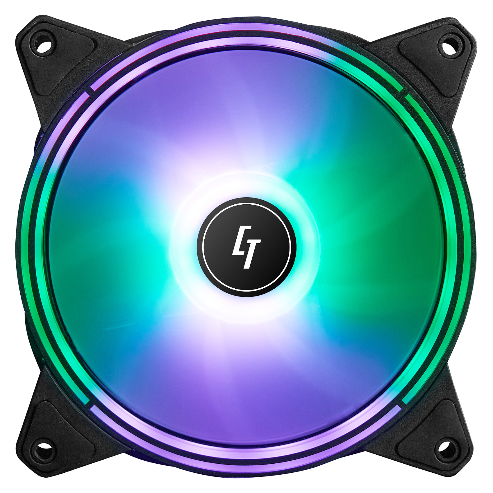 Ftohës për Kasë Chieftec NF-1225RGB / 120mm / 1600 RPM / ARGB / PWM – Zezë