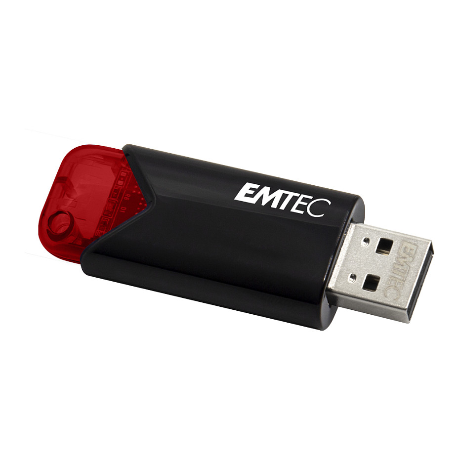 USB Flash Drive EMTEC Click Easy B110 / 16GB / USB Type-A / USB 3.2 Gen 1 - Zezë/Kuqe