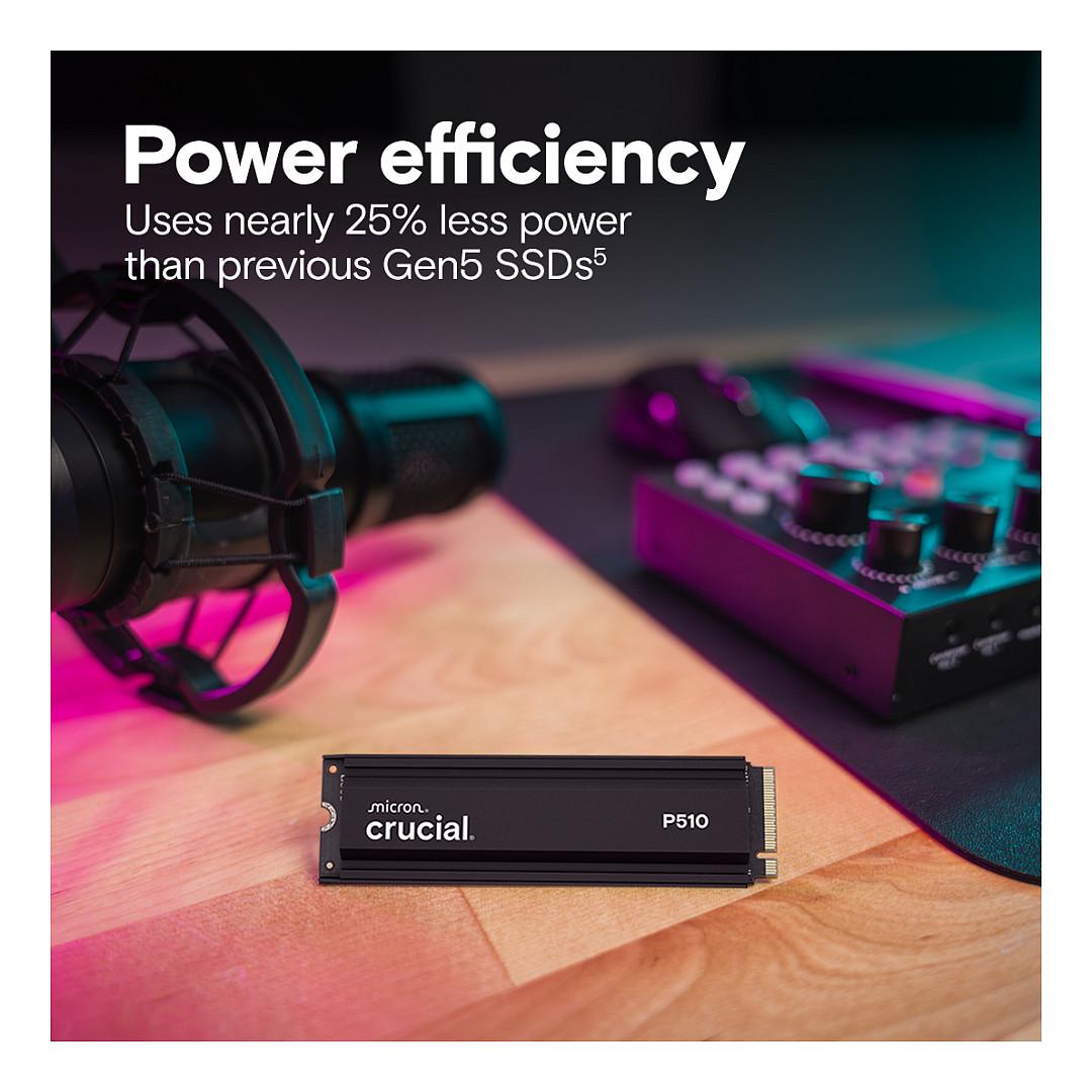 SSD e Brendshme Crucial P510 / 1TB / M.2 2280 / PCIe 5.0 x4 - 5