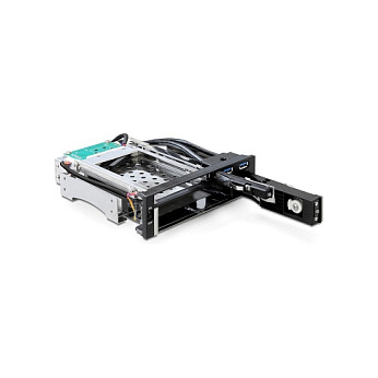 Aksesor për Disqe DeLOCK 47209 / 5.25" / 2.5"+3.5" SATA HDD / 2x USB 3.0 - Zezë - 6
