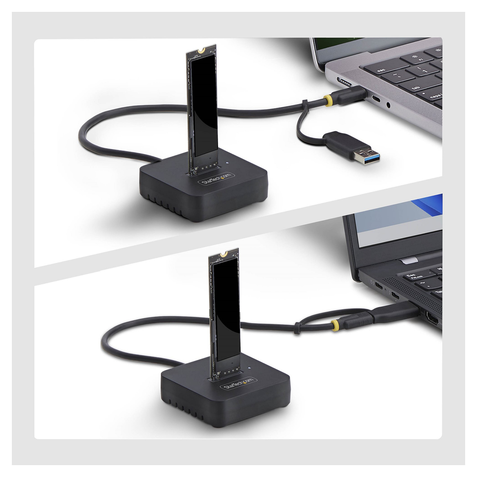 USB Docking Station StarTech.com 1USB3-NVME-DOCK / USB-C / USB-A / M.2 NVMe / 10Gbps - Zezë - 4