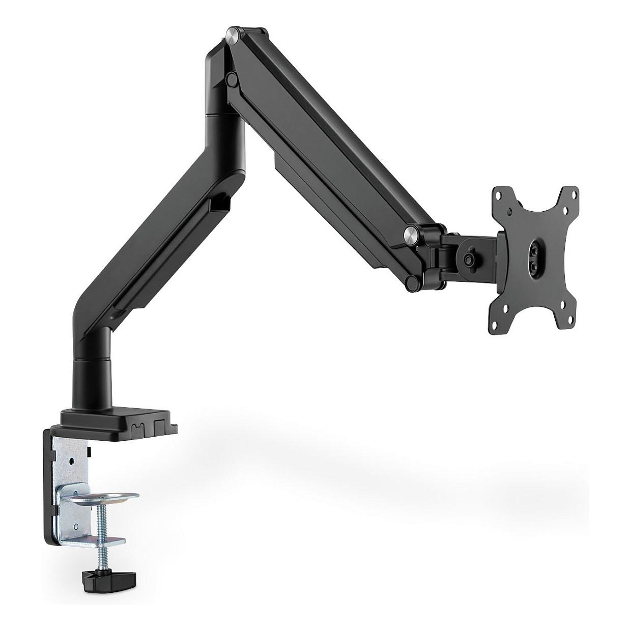 Mbajtëse për Monitor DIGITUS DA-90394 / 1 Monitor / 15"-32" / 9kg / VESA 75x75-100x100 / Gas Spring / Tavolinë - Zezë