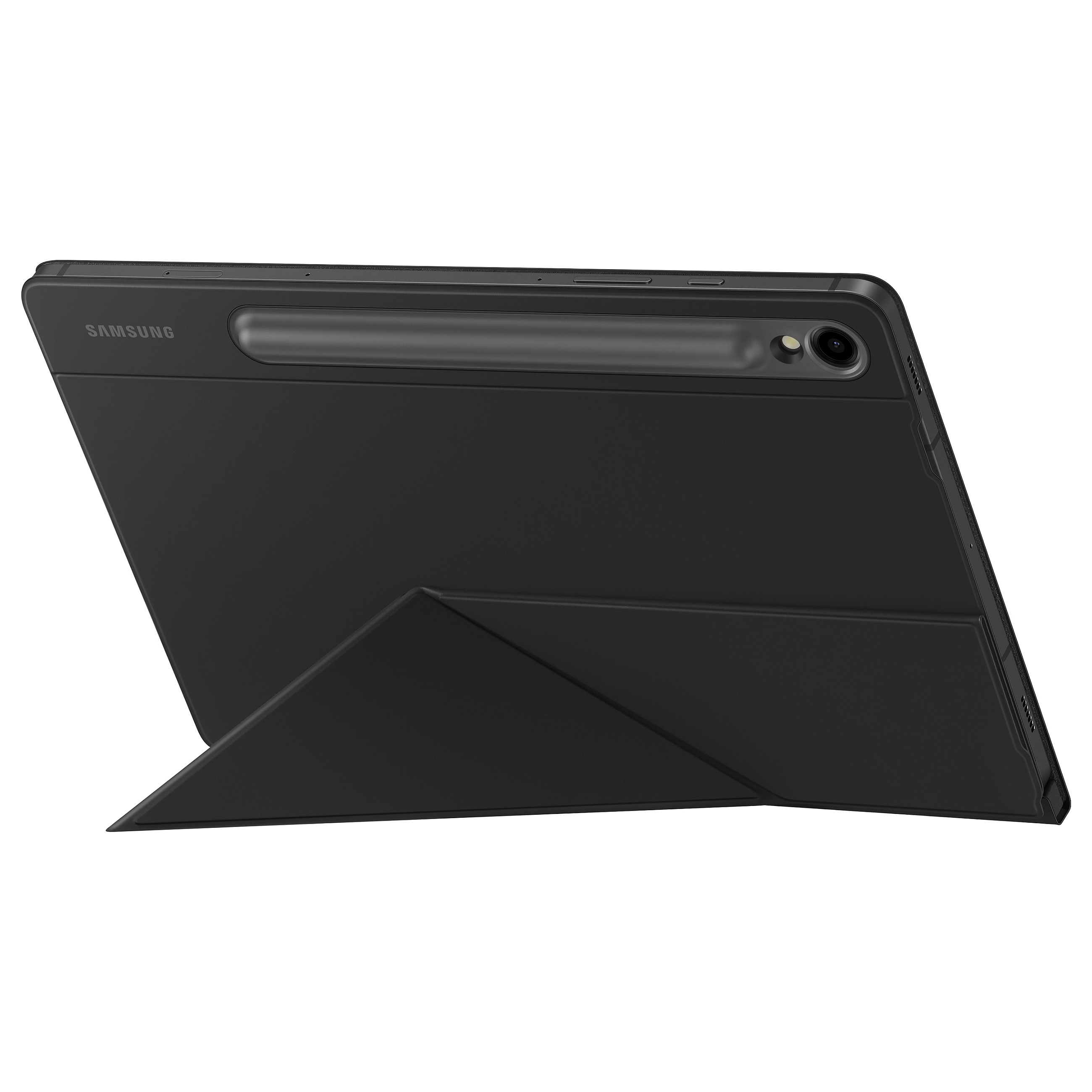 Case për Smart Book Samsung për Galaxy Tab S9 / 2 mënyra shikimi / Magnetik / Auto Wake & Sleep - Zezë - 5