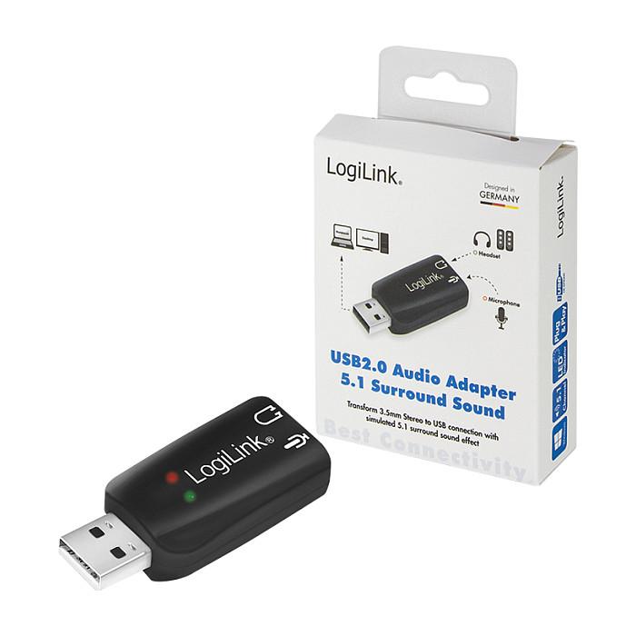 Karta Zëri LogiLink USB 2.0 Virtual 3D Sound Effect - Zezë - 9