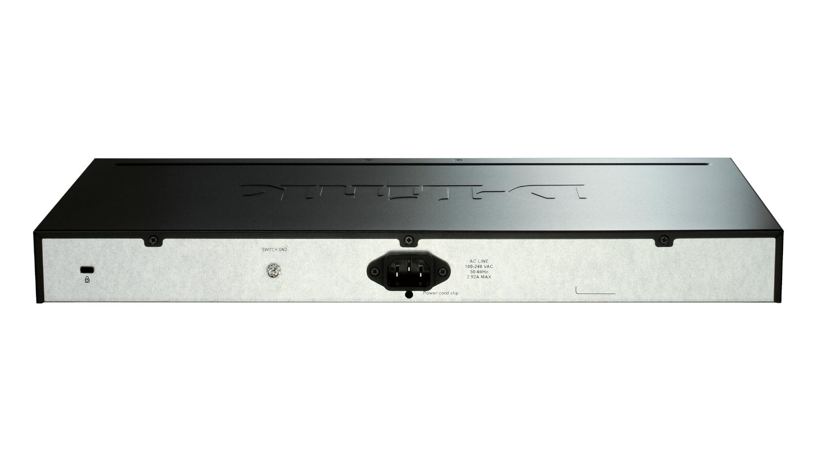 D-Link Switch DGS-1510-28P / 24x Gigabit PoE / 2x SFP / 2x 10G SFP+ / 193W – Zezë - 2
