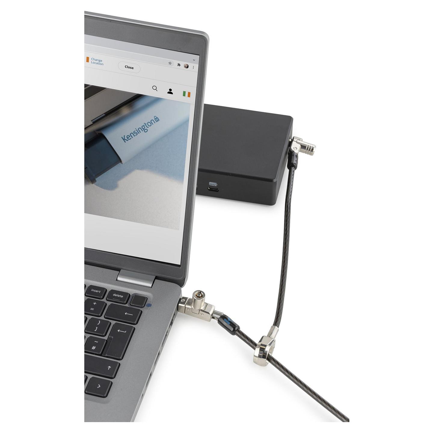 Bravë Sigurie për Laptop Kensington Slim N17 2.0 K60508WW / 1.8m / Dual Head / Me Çelës - Zezë - 8