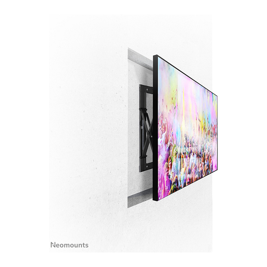 Mbajtëse për TV Neomounts / 42"-70" / 35kg / VESA 200x200-600x400 / Videowall / Push-to-Pop-Out / Peizazh/Portret - Zezë - 12