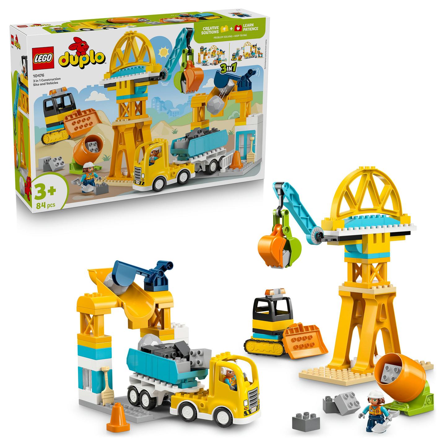 LEGO DUPLO 3 in 1 Construction Site and Vehicles 10476 - 11