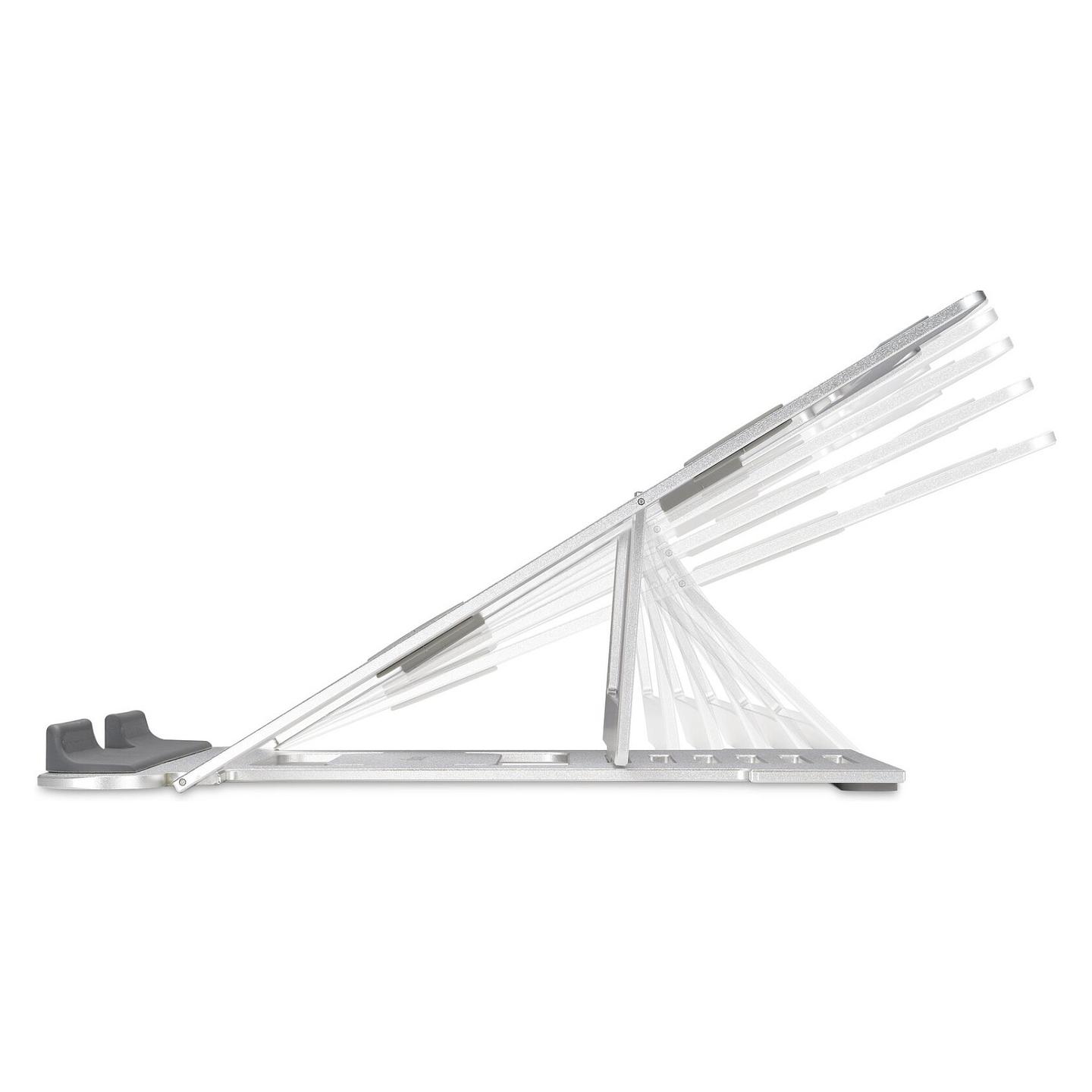Mbajtëse për Laptop Kensington Easy Riser / Aluminium / 6 Nivele / deri në 16" - Argjend - 2