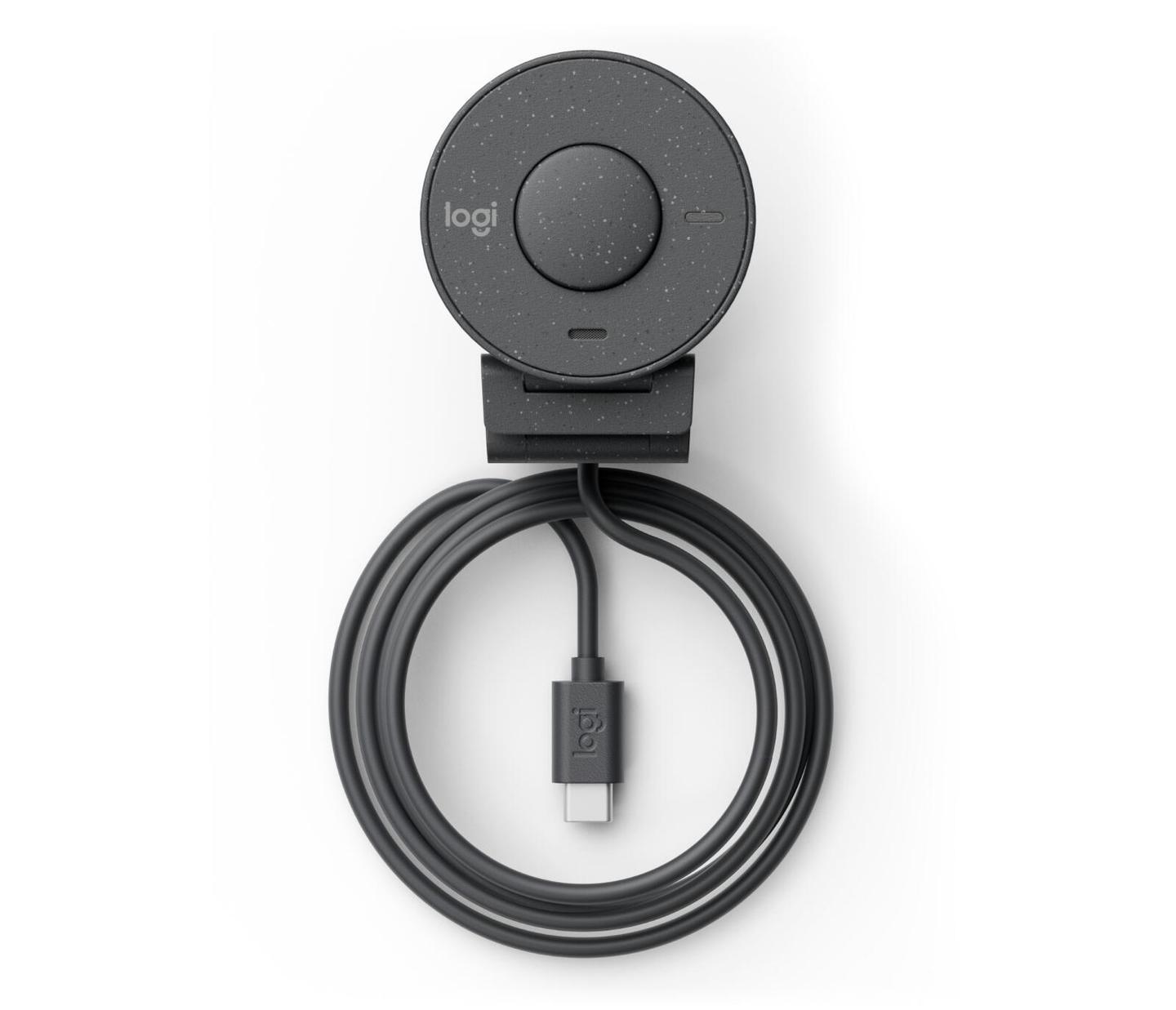 Webcam Logitech Brio 300 / 960-001436 / Full HD 1080p / USB-C / 2MP / 70° – Grafit - 3