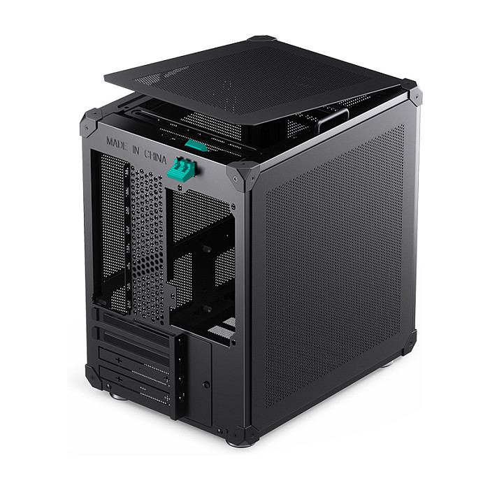 Kasë PC JONSBO C6 Handle / Mini Tower / Micro-ATX / Mini-ITX / Mesh - Zezë - 7