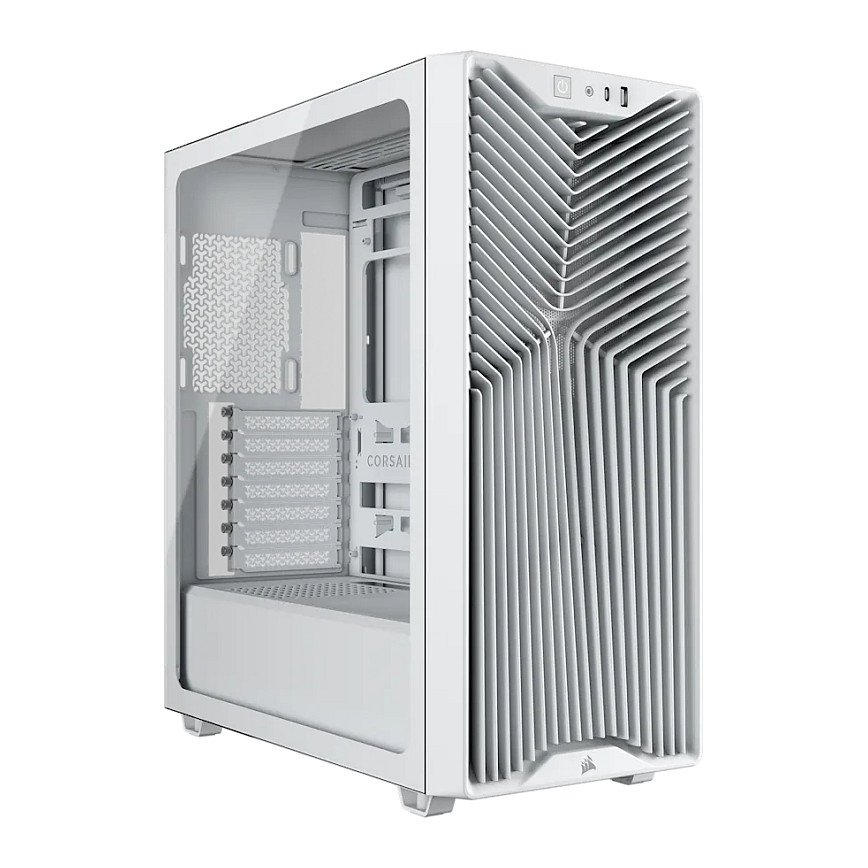Kasë PC Corsair 3200D RS / Mid Tower / ATX / 3x 120mm Fan / Tempered Glass / Mesh / 360mm Radiator - Bardhë