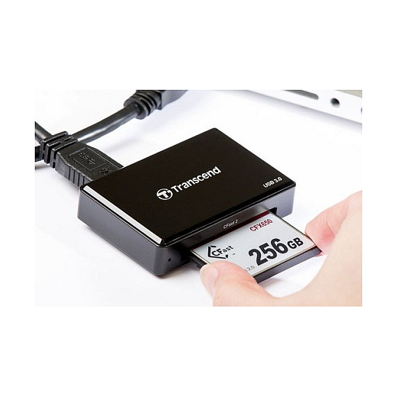 Lexues Kartelash Transcend RDF2 / CFast 2.0 / USB 3.2 Gen1 - 3