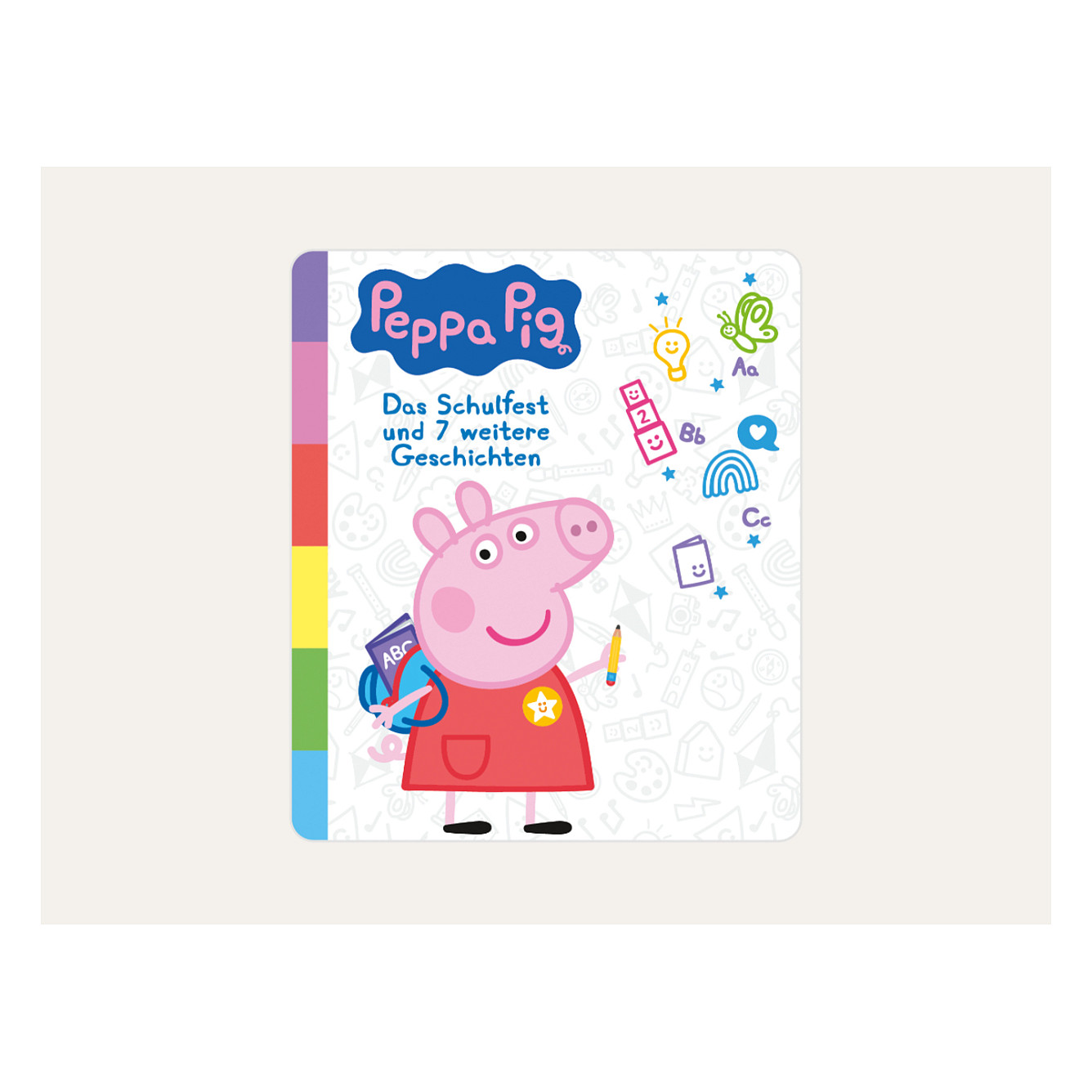 Lodra Tonies Peppa Pig – The School Fair and 7 More Stories / 8 Stories / 42 Min / Toniebox / 3+ – Mix - 3