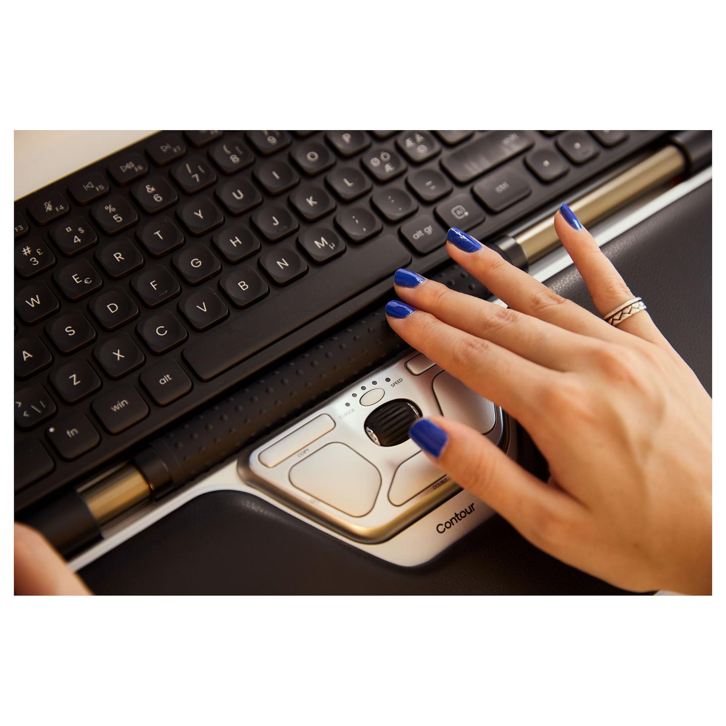 Maus me kabllo Contour RollerMouse RED Plus / Thin Client Edition - Zezë / Argjend - 4
