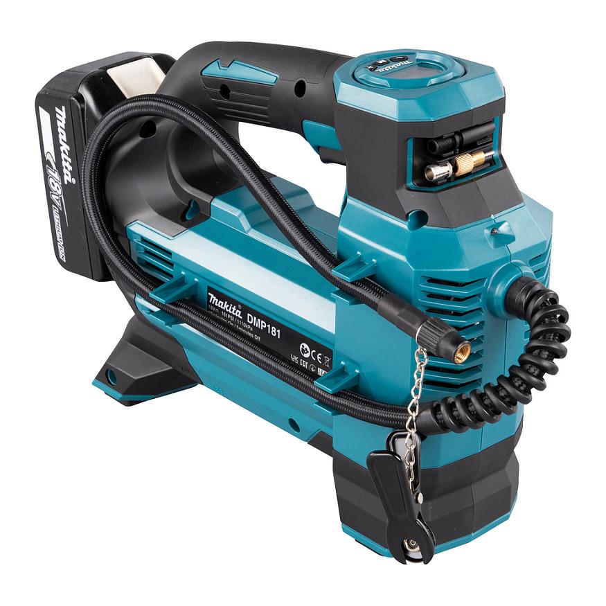 Pompë Ajri Makita DMP181Z, 18V, 11.1bar, 22L/min, Matës Digjital - Blu/Zezë - 6