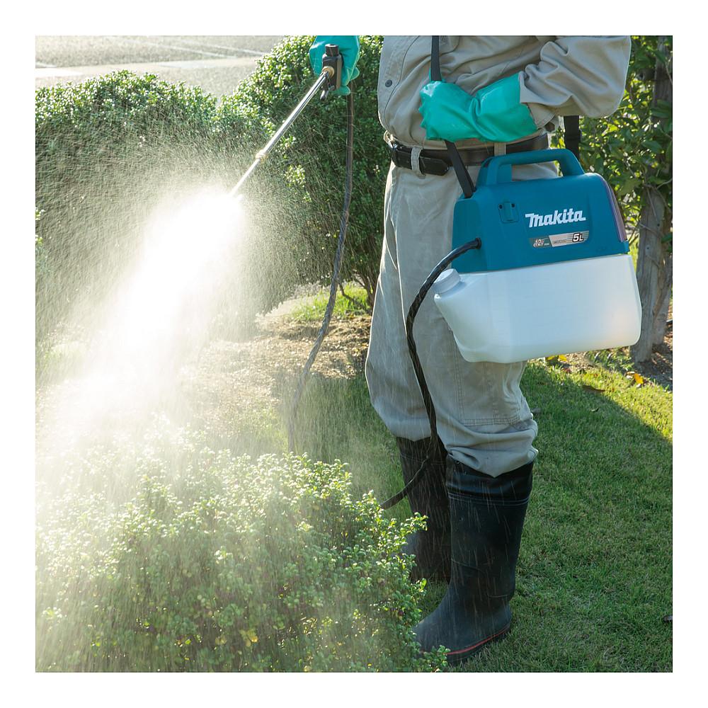 Spërkatëse Kopshti Makita US053DZ, 12V, 5L, 0.3MPa, Zorrë 1.7m, Grykë Dyfishe - Bardhë/Gjelbër - 17