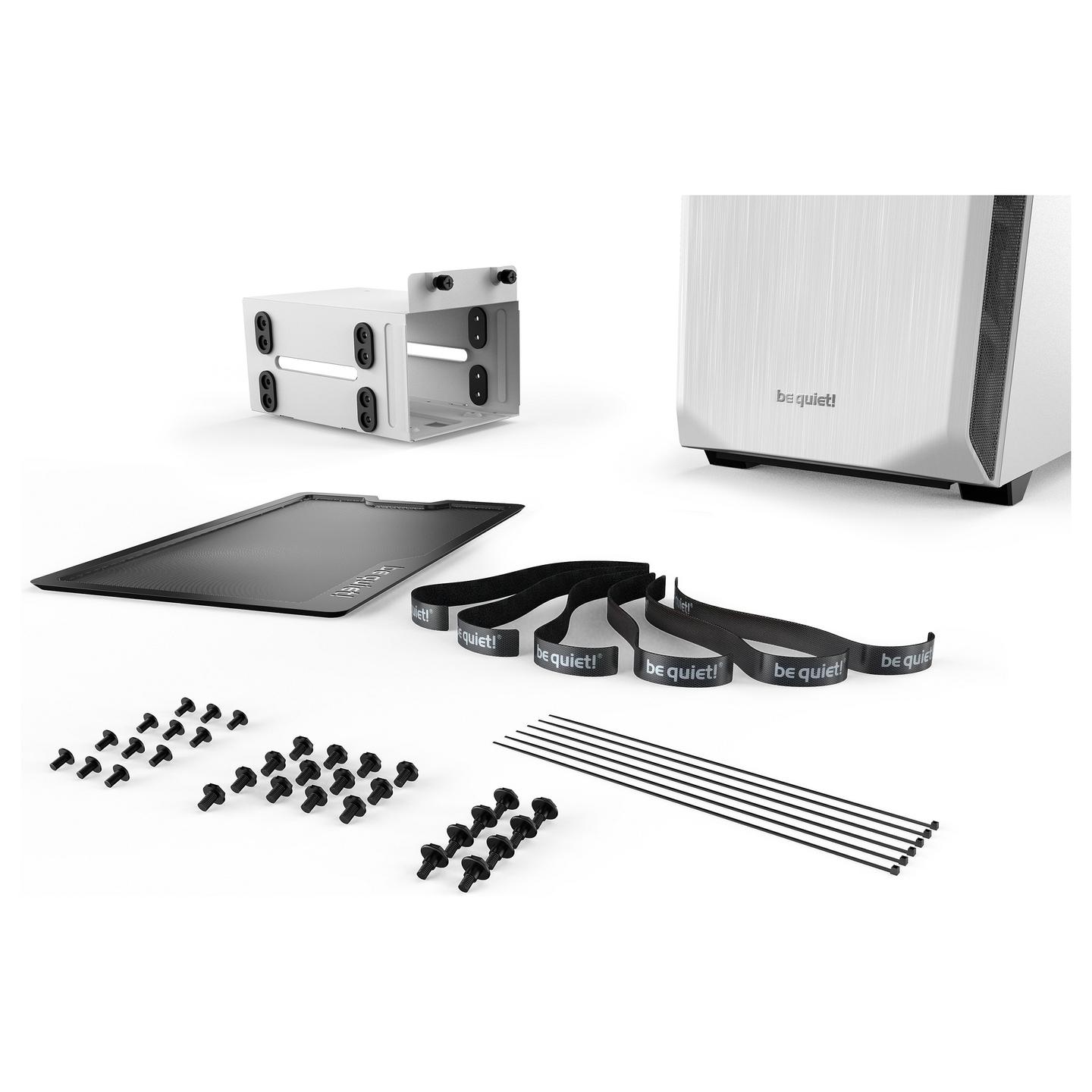 Kasë be quiet! PURE BASE 500 Window / Midi-Tower / Xham i Temperuar / 2x140mm / ATX – Bardhë - 9