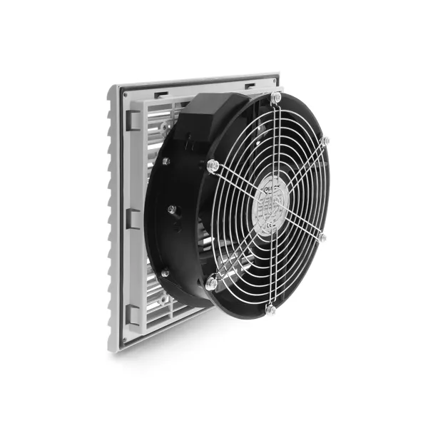 Ftohës për Kasë DeLOCK Axiallüfter / 254 × 254 × 107mm / 230V AC / Me Filter - Bardhë/Zezë/Blu - 2