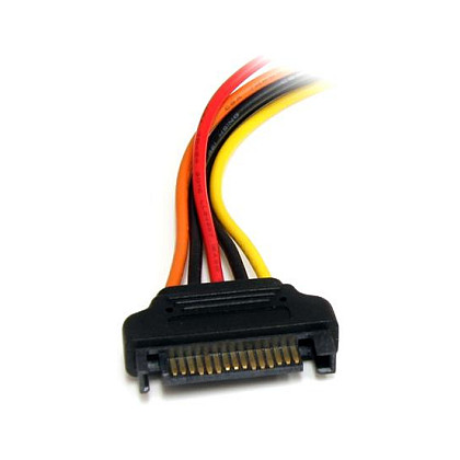 Kabllo Zgjatuese për Energji SATA StarTech.com SATAPOWEXT12 / SATA 15-pin / 18 AWG / 0.3048m - Zezë - 2