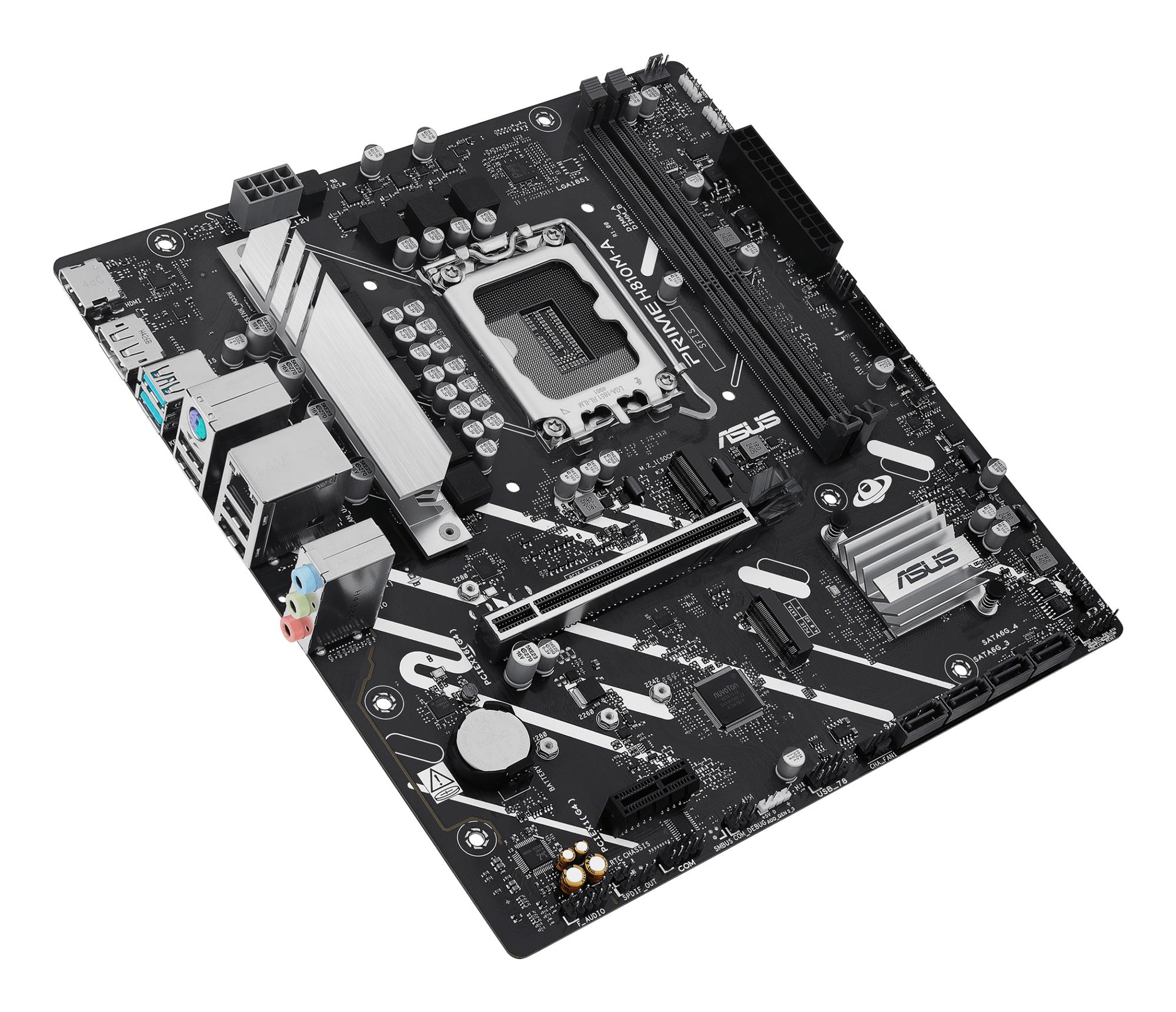 ASUS PRIME H810M-A-CSM – Intel H810, LGA1851, DDR5, 1GbE, Micro-ATX - 2