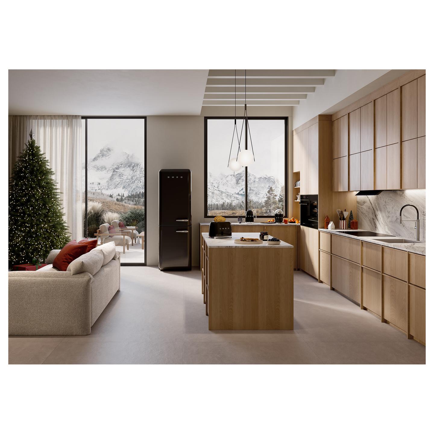 Çajnik Elektrik Smeg KLF03BLEU, 1.7L, 2400W, 360° – Zezë - 2