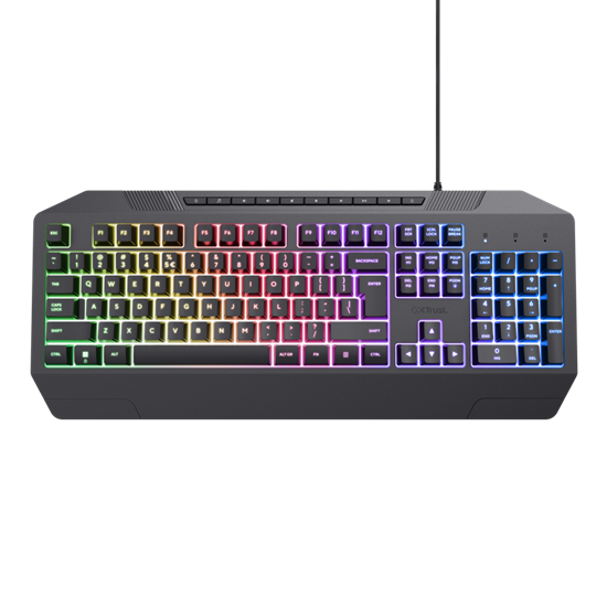 Tastierë Gaming Trust GXT 836 Evocx / USB / Full-Size / RGB LED / Anti-Ghosting – Zezë - 2