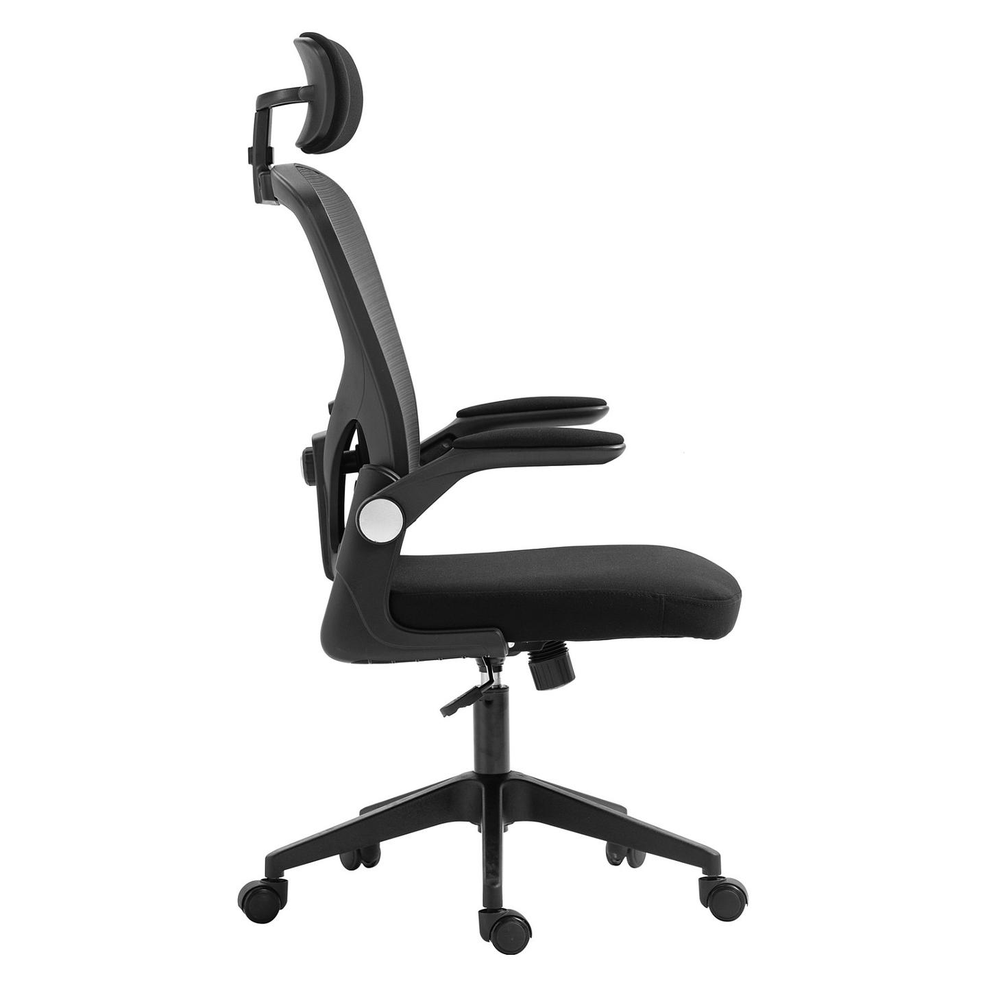 Karrige Gaming Sandberg ErgoFusion Gaming Chair Basic / Mbështetëse ergonomike / Mbështetëse koke e rregullueshme / Mbështetëse krahu të palosshme / 100 kg – Zezë - 3