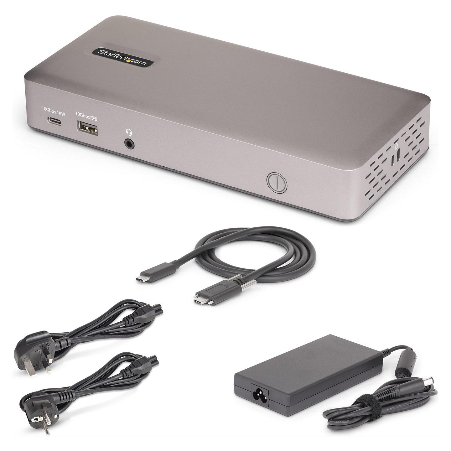 Docking Station StarTech.com 150UE-USB4DOCKTRIPLE, USB4 40Gbps, 3× HDMI/DisplayPort, 4× USB-A, 2× USB-C, 2.5GbE, PD 100W - Hiri - 20