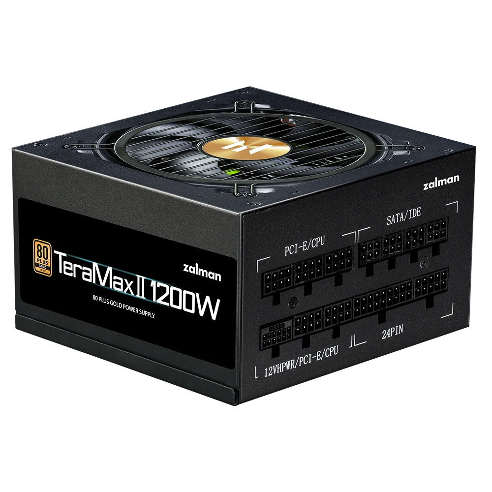 Furnizues Energjie Zalman TeraMax II ZM1200-TMX2 / 1200W / ATX 3.0 / 80 PLUS Gold - Zezë - 2