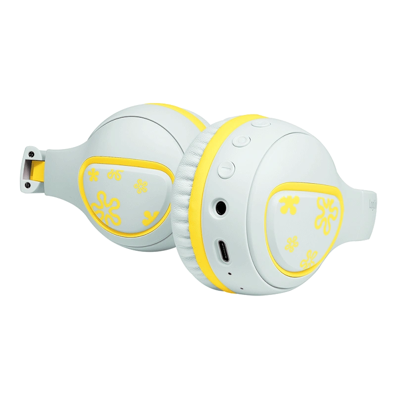 Kufje pa kabllo LogiLink BT0073BL / Music Buddies / On-Ear / Bluetooth 5.4 / 40 mm / 25 orë / 85 dB – Verdhë - 3