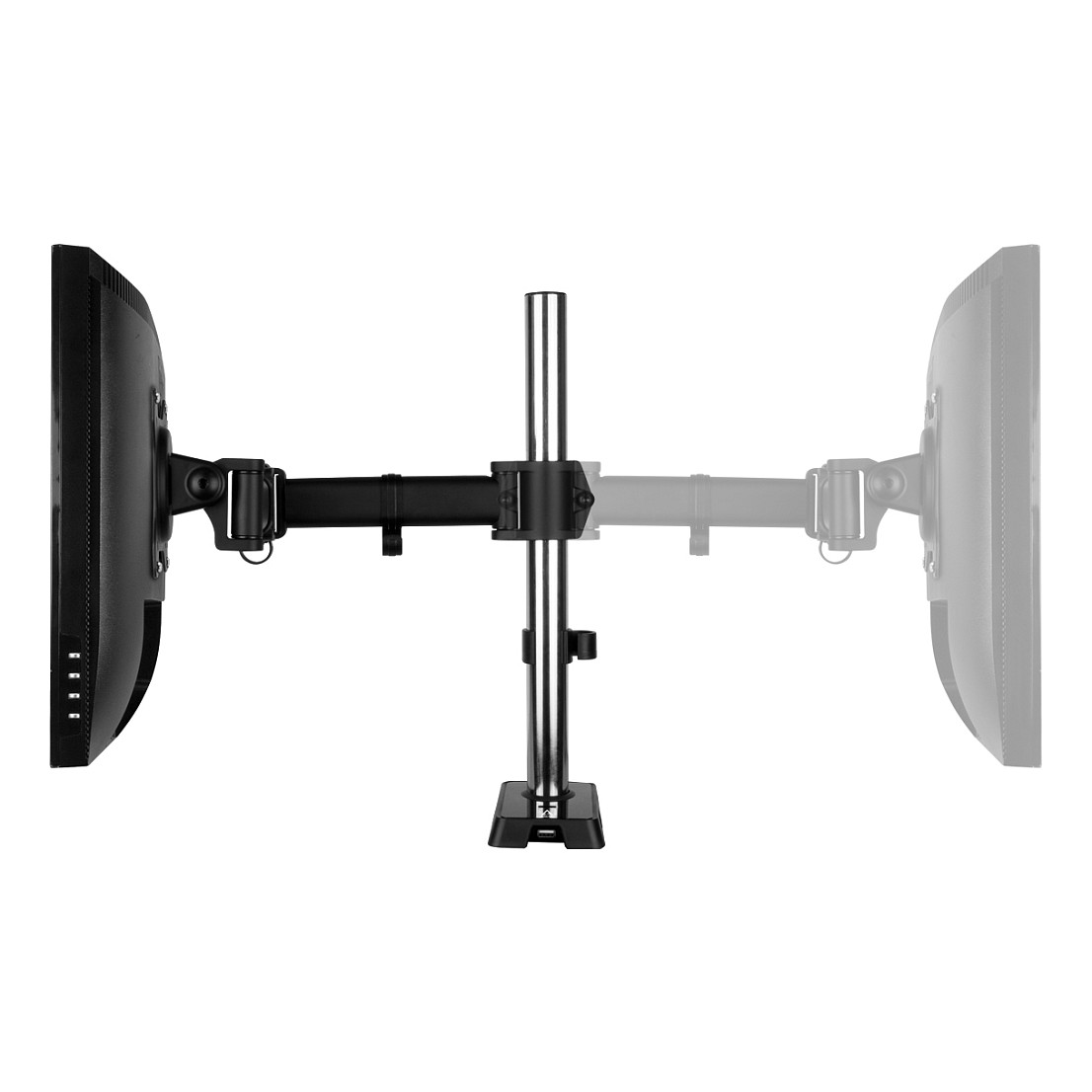 Mbajtëse për Monitor ARCTIC Z1 (Gen 3) / 1 Monitor / deri 34" / 15kg / VESA 75x75-100x100 / USB Hub / Tavolinë - Zezë - 8