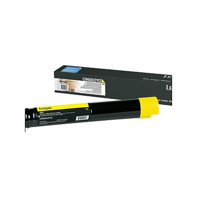 Toner Lexmark C950X2YG, 22,000 faqe - Verdhë
