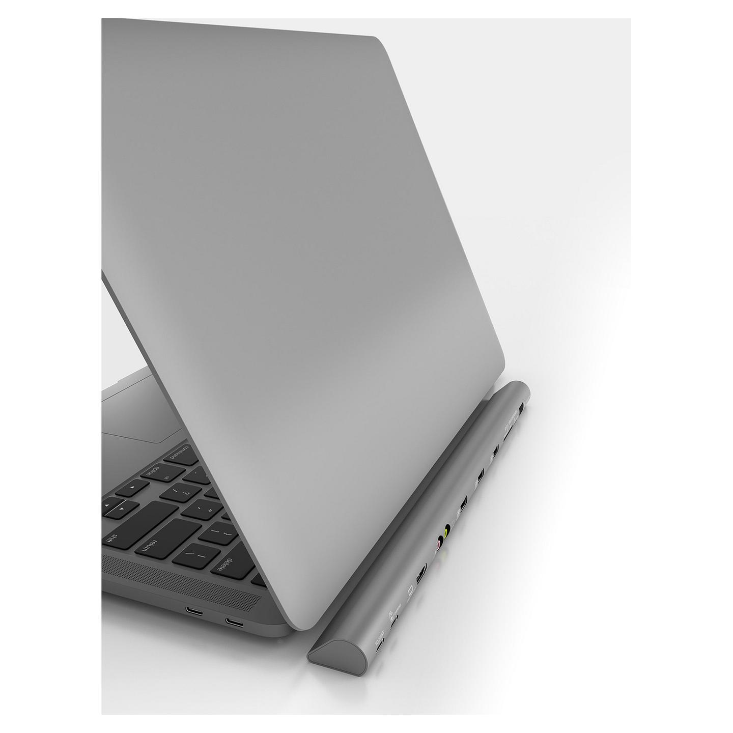 Docking Station TERRATEC CONNECT C6 / USB-C / 3x USB 3.0 / HDMI / RJ-45 / SD + microSD / Audio – Gri - 2