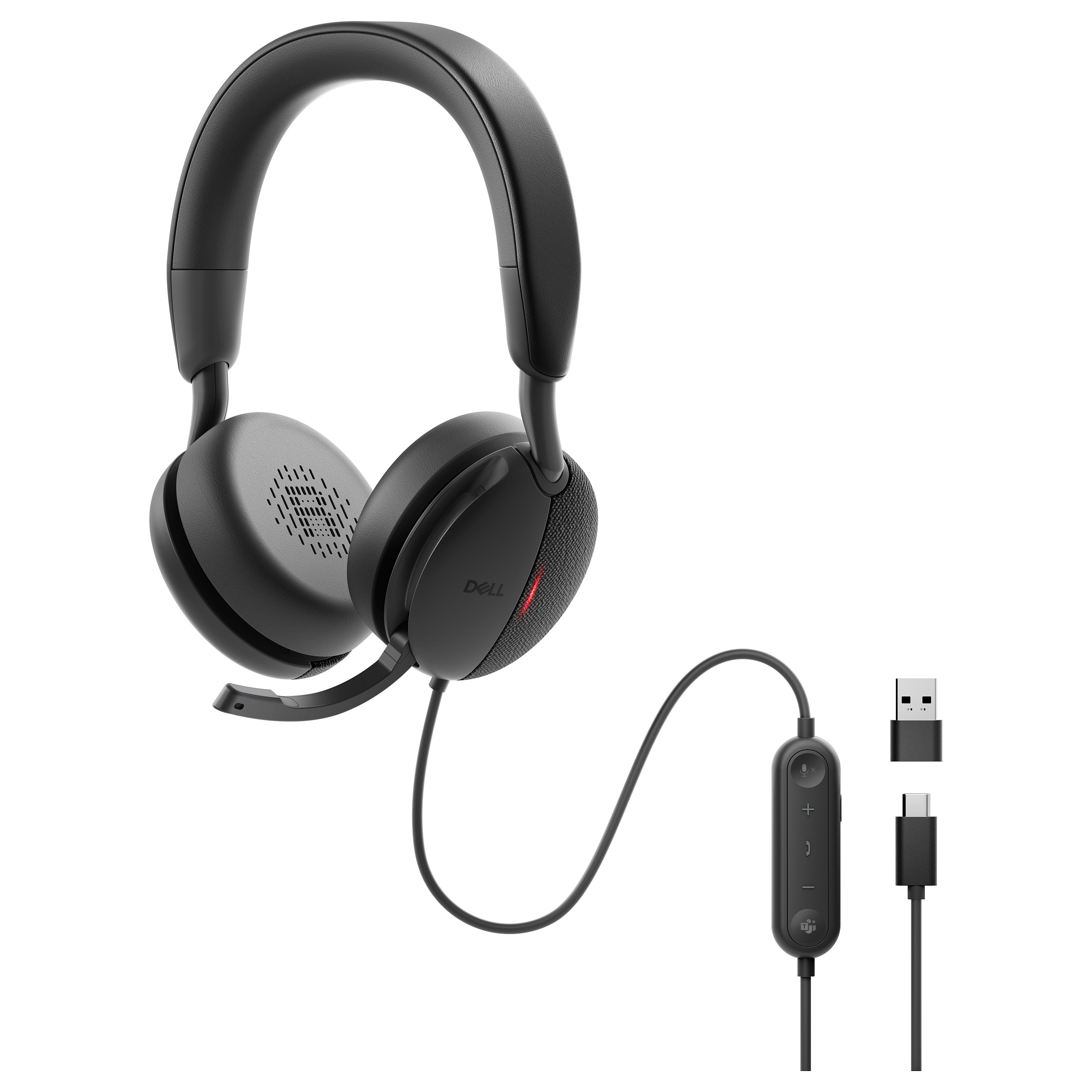 Kufje me kabllo Dell Pro Plus WH5024 / USB-C / ANC - Zezë - 4