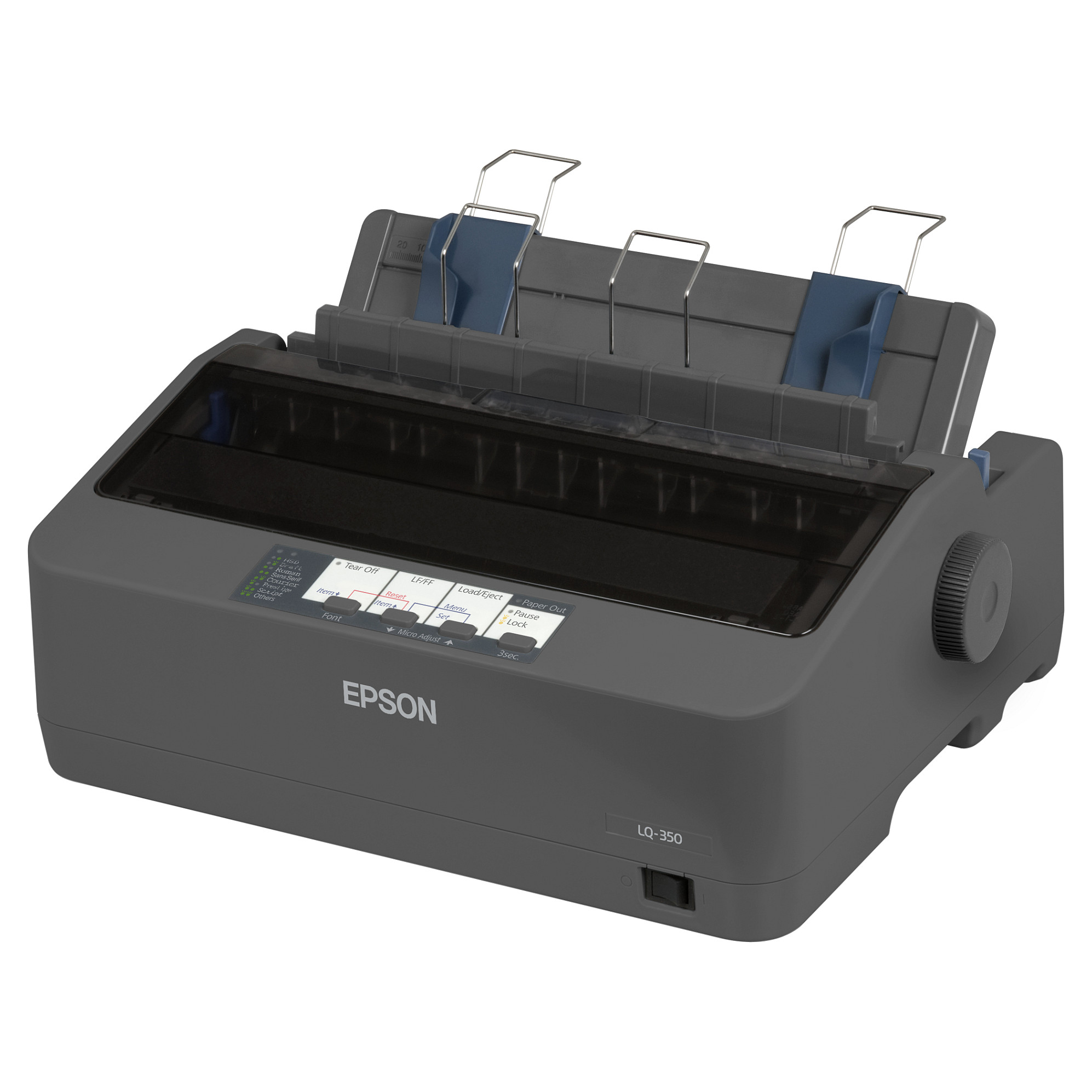 Printer Epson LQ-350 / Dot Matrix 24-pin / 360 × 180 DPI / 347 cps - Zezë/Gri - 4