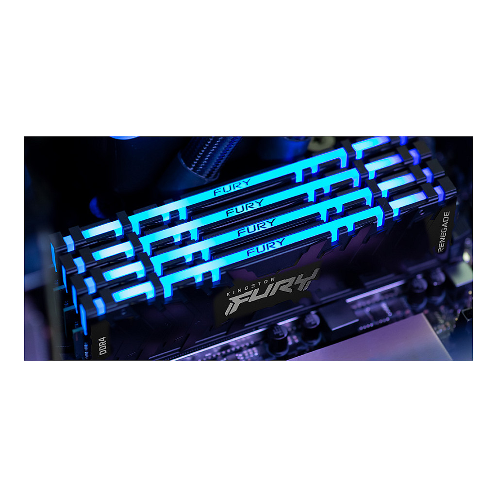 RAM Memorie DDR4 Kingston FURY Renegade RGB / 64GB (2x32GB) / DIMM / 3200 MHz / 288-pin - Zezë - 10