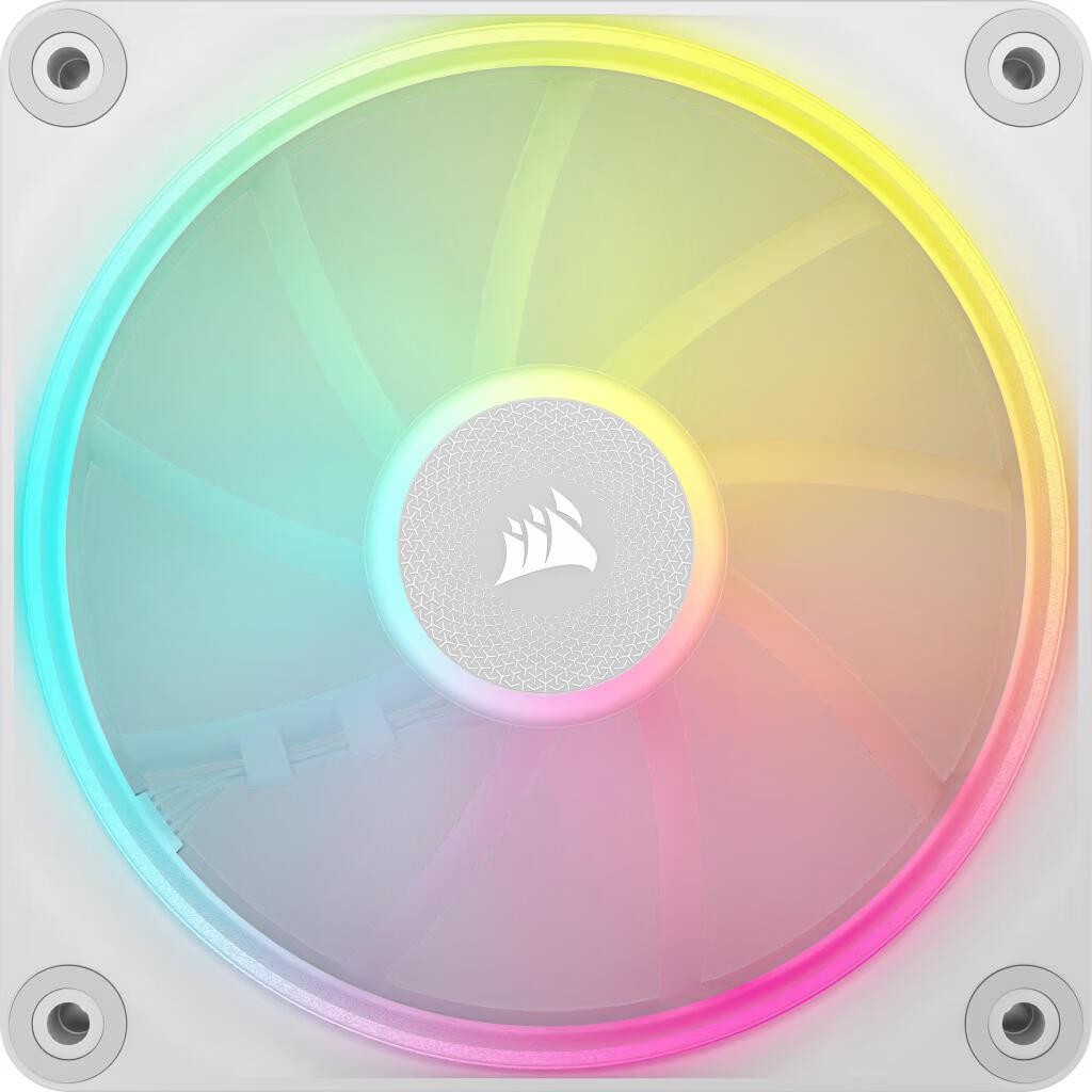 Ftohës për Kasë Corsair iCUE LINK LX120 RGB / 120mm / 400-2400 RPM / 3-Pack / CO-9051030-WW – Bardhë - 2