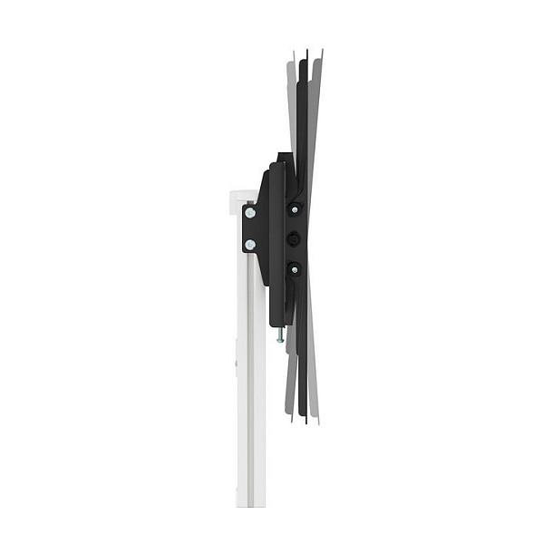 Mbajtëse për TV Equip 650614 , 37–86" , deri 45kg , stativ dyshemeje , lartësi e rregullueshme , e pjerrët , VESA 100x100–600x400 - Argjend - 4