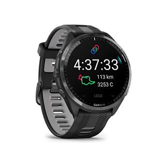 Orë e mençur Garmin Forerunner 965, 47mm, AMOLED 1.4", GPS Multi-Band, 32GB - Zezë/Hiri - 2