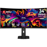 Monitor Gaming MSI MAG 341CQP QD-OLED X28 / 34.18" / UWQHD QD-OLED Curved / 280Hz / 0.03ms / HDMI+DP+USB-C - Zezë - 3