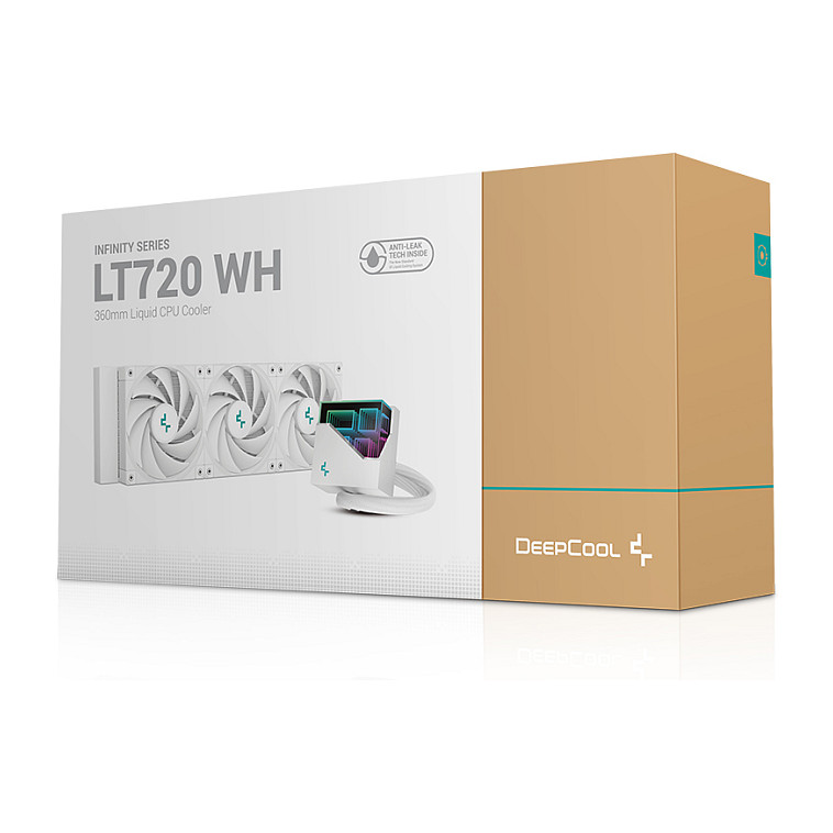 Ftohës për Procesor Deepcool LT720 WH / AIO / 360 mm / 3x 120 mm / ARGB - Bardhë - 6