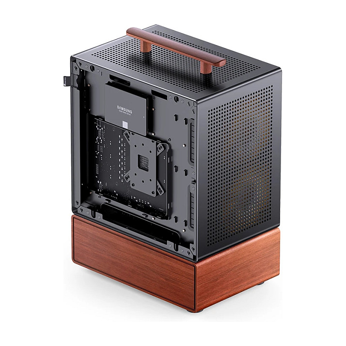 Kasë PC Jonsbo T7 / Midi Tower / Micro-ATX / Tempered Glass - Zezë - 15