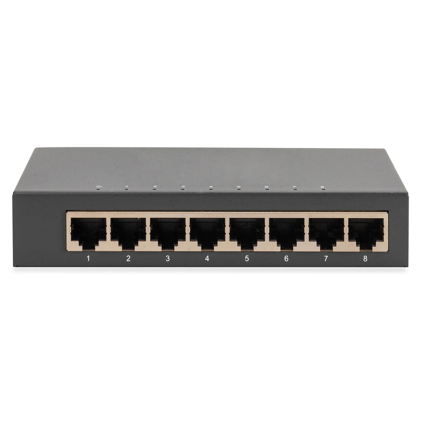 Switch DIGITUS DN-80066-1, 8x Gigabit Ethernet RJ45, 16Gbps - Hiri - 3