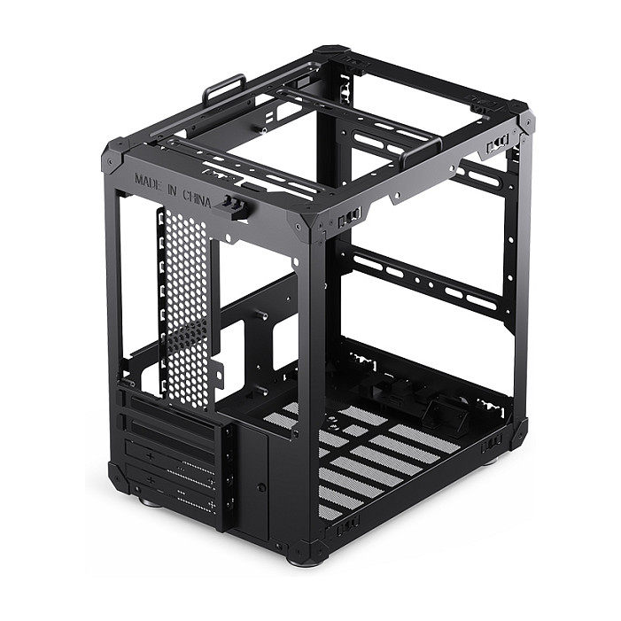 Kasë PC JONSBO C6 Handle / Mini Tower / Micro-ATX / Mini-ITX / Mesh - Zezë - 22