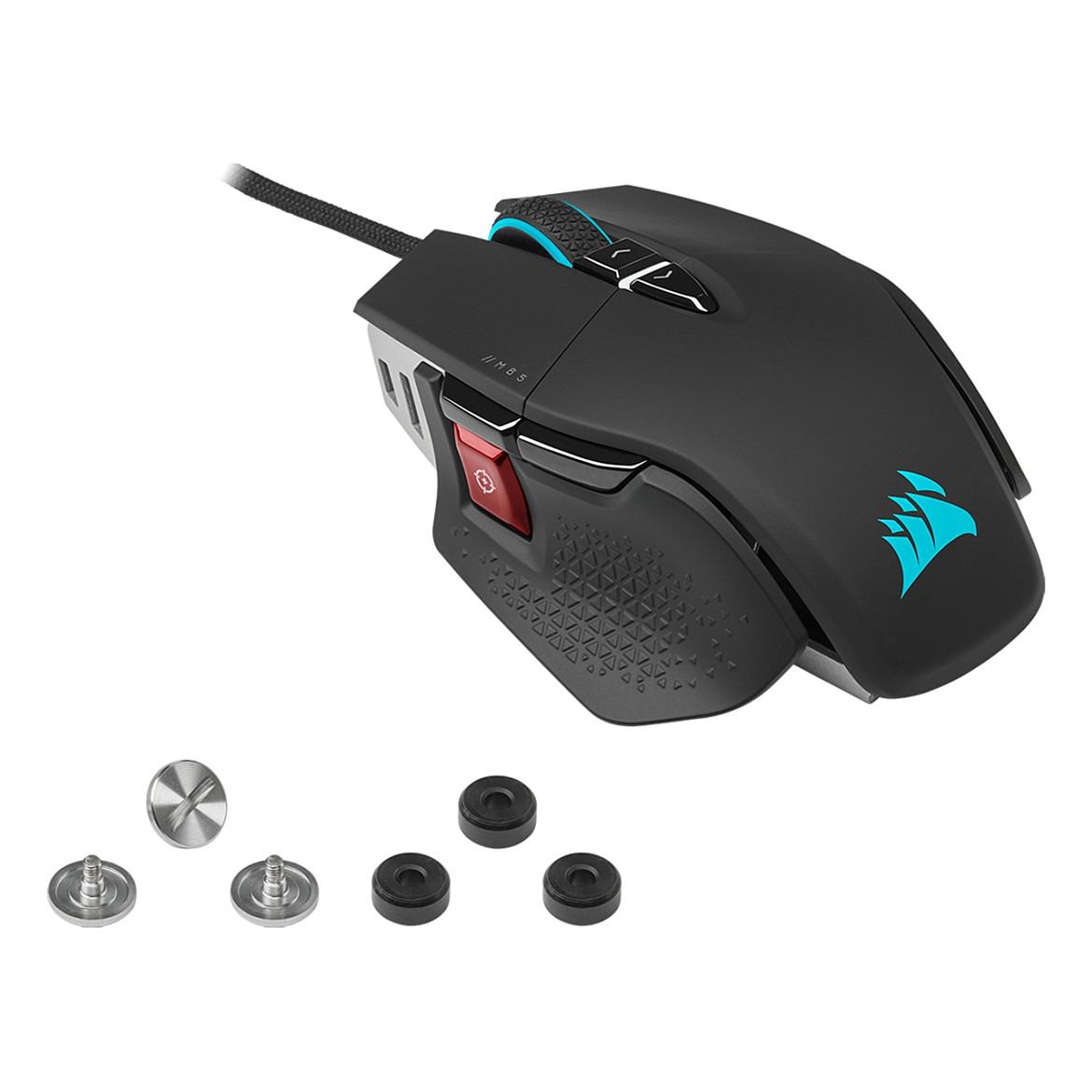 Maus Gaming Corsair M65 RGB ULTRA / MARKSMAN / 26.000 DPI / 8.000Hz / 8 Butona / USB / RGB - Zezë - 6