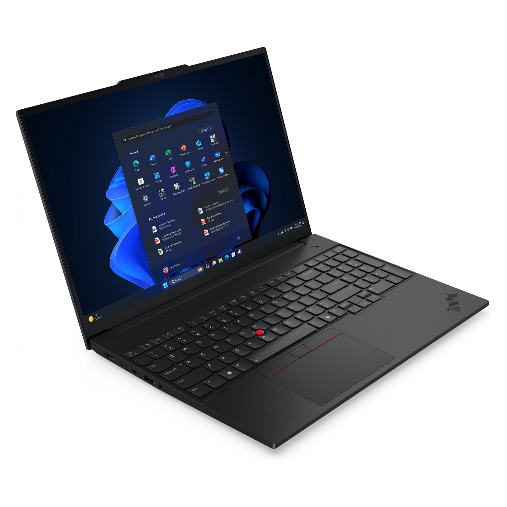 Laptop Lenovo ThinkPad E16 Gen 3 / Ryzen 5 220 / 16GB DDR5 / 512GB / 16" WUXGA IPS / AMD Radeon 740M - Zezë - 3