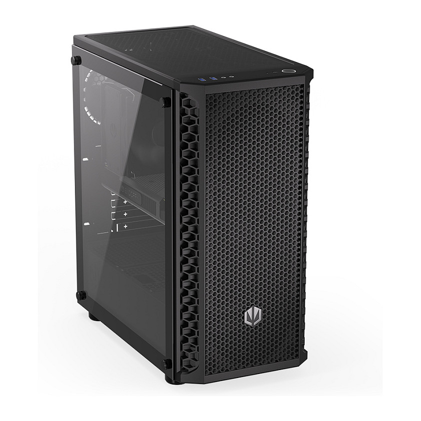 Kasë PC ENDORFY Signum 300 Core / Midi Tower / ATX / 1x 120mm + 1x 120mm Fan / Tempered Glass - Zezë - 8