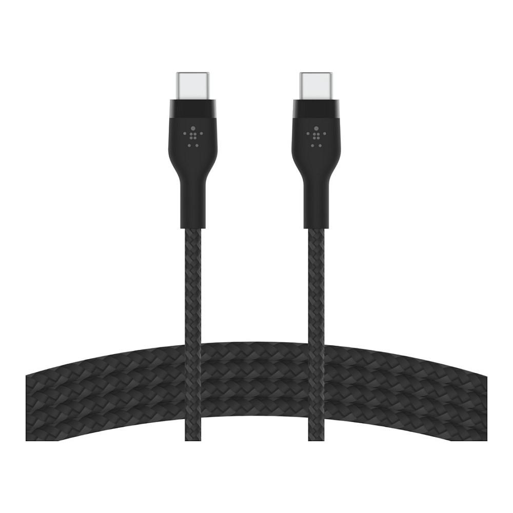 Kabllo USB Belkin BOOST CHARGE PRO Flex / USB-C në USB-C / USB 2.0 / 2m – Zezë - 3